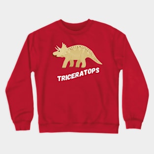 Cute Triceratops Dinosaur Design Crewneck Sweatshirt